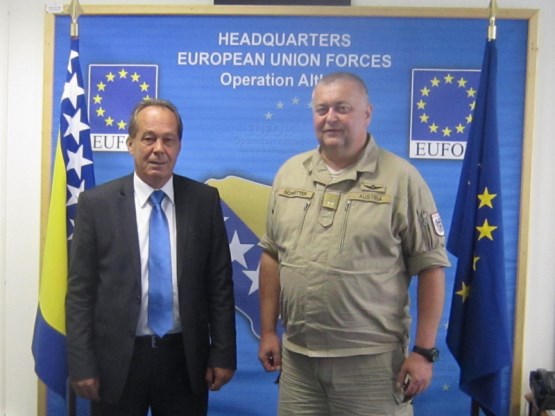 Predsjedavajući Zajedničke komisije za odbranu i sigurnost BiH Sifet Podžić razgovarao sa komandantom EUFOR-a u BiH